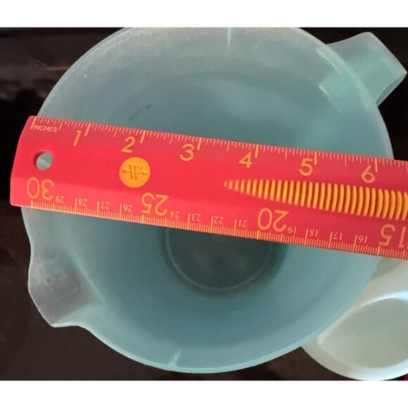 Rubbermaid 1 Gallon Pitcher Lid Turquoise Teal USA Retro Vintage - Picture 9 of 10